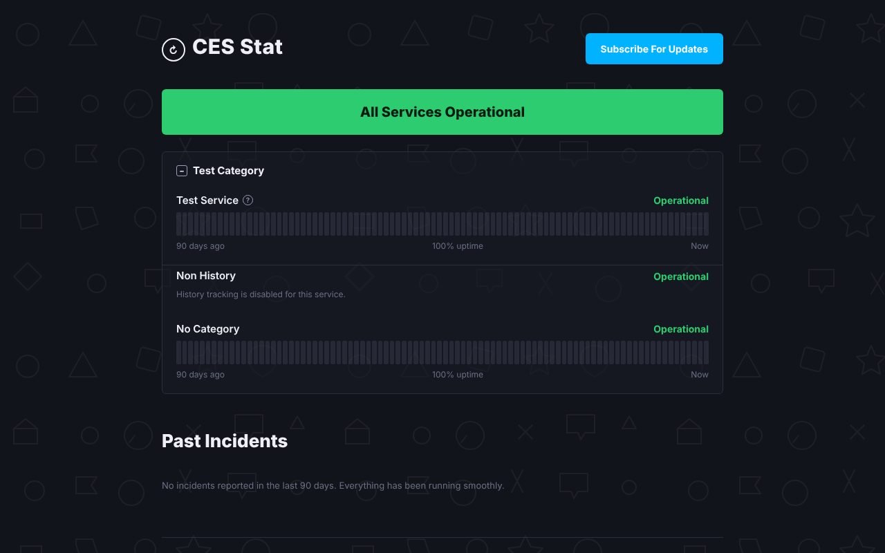 Status page